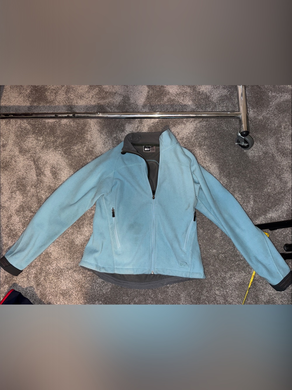 REI Light Blue Fleece Jacket
